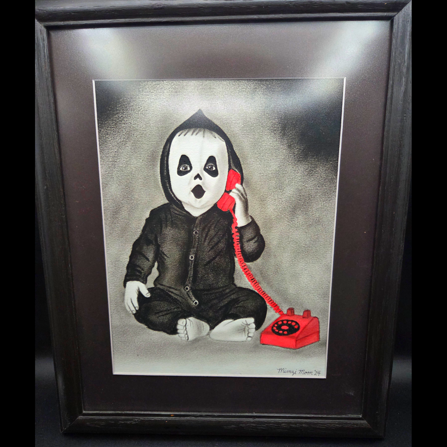 Ghost Face "Scream" Baby Original Painting