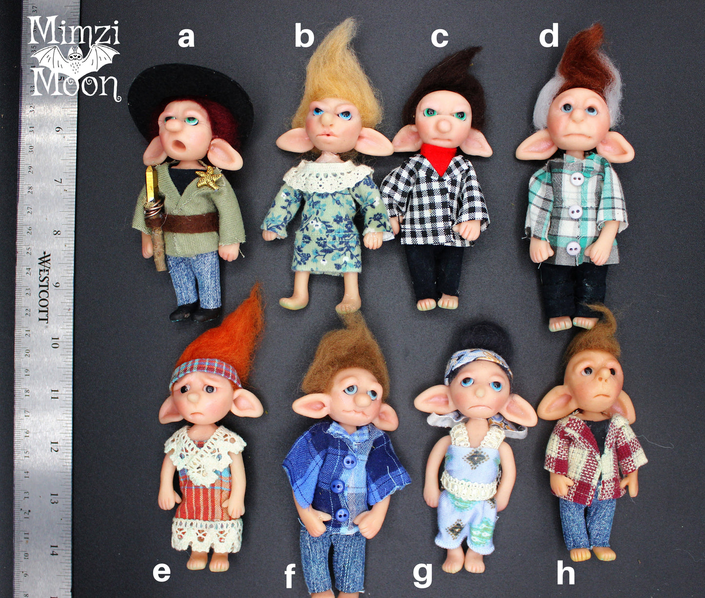 Handmade Dolls for Dollhouse. Elf Dolls for Your Fairy House.