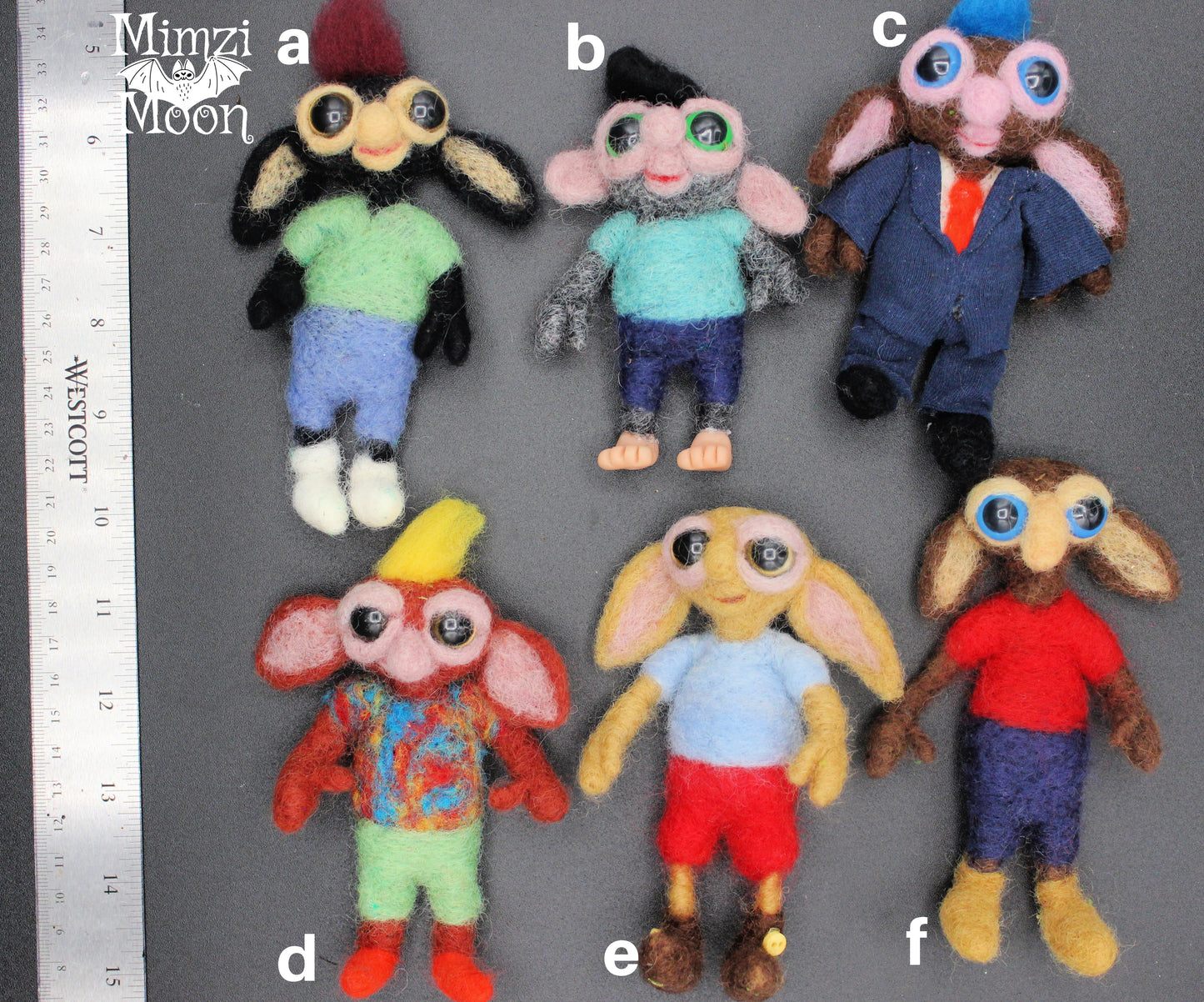 Handmade Dollhouse Dolls. Monster, Elf Dolls for Your Fairy House.