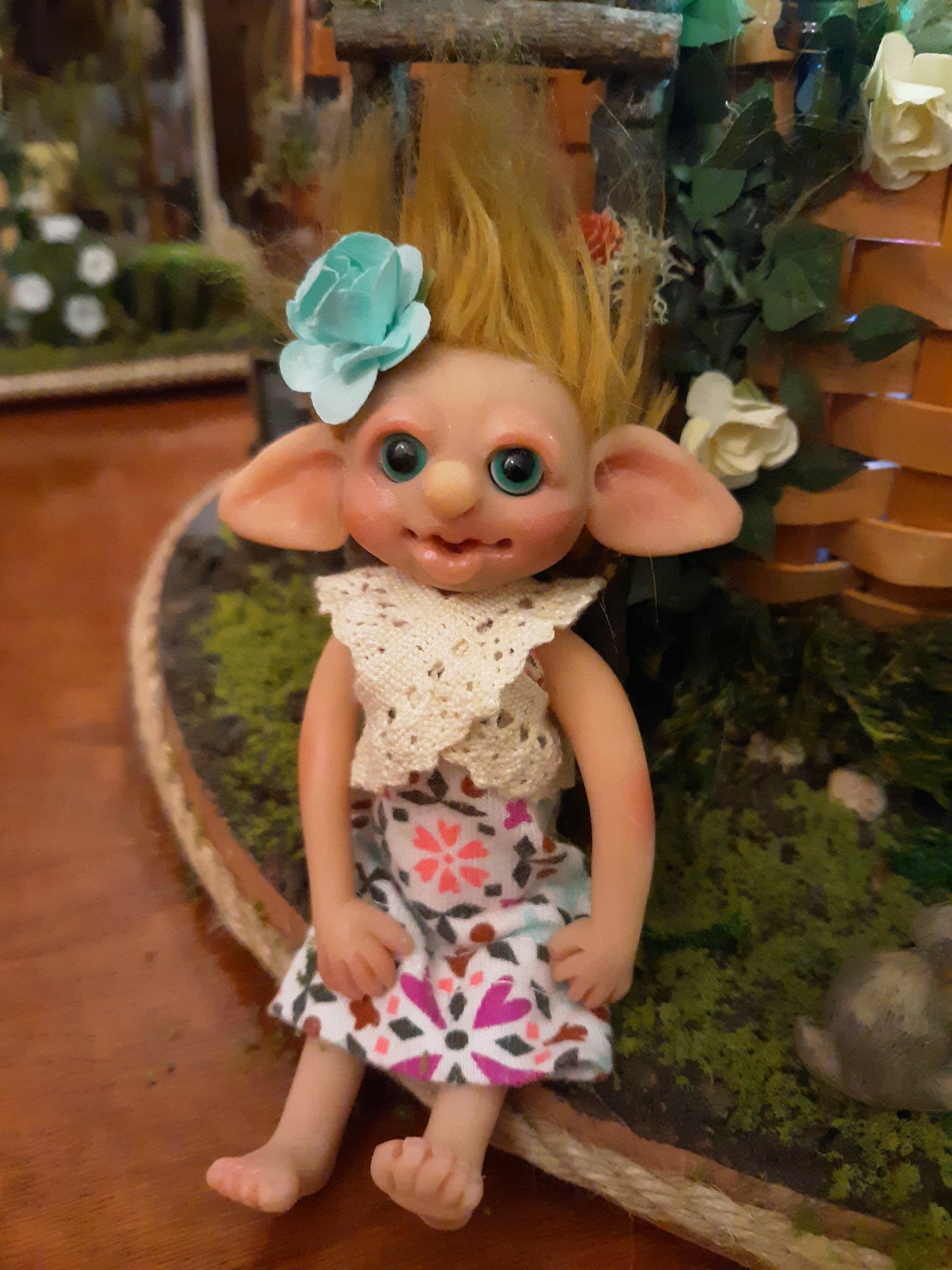 Custom Made Fairy, Elf, Monster or Mouse Dolls.  Made to Order Dollhouse Dolls for Your Fairy House.