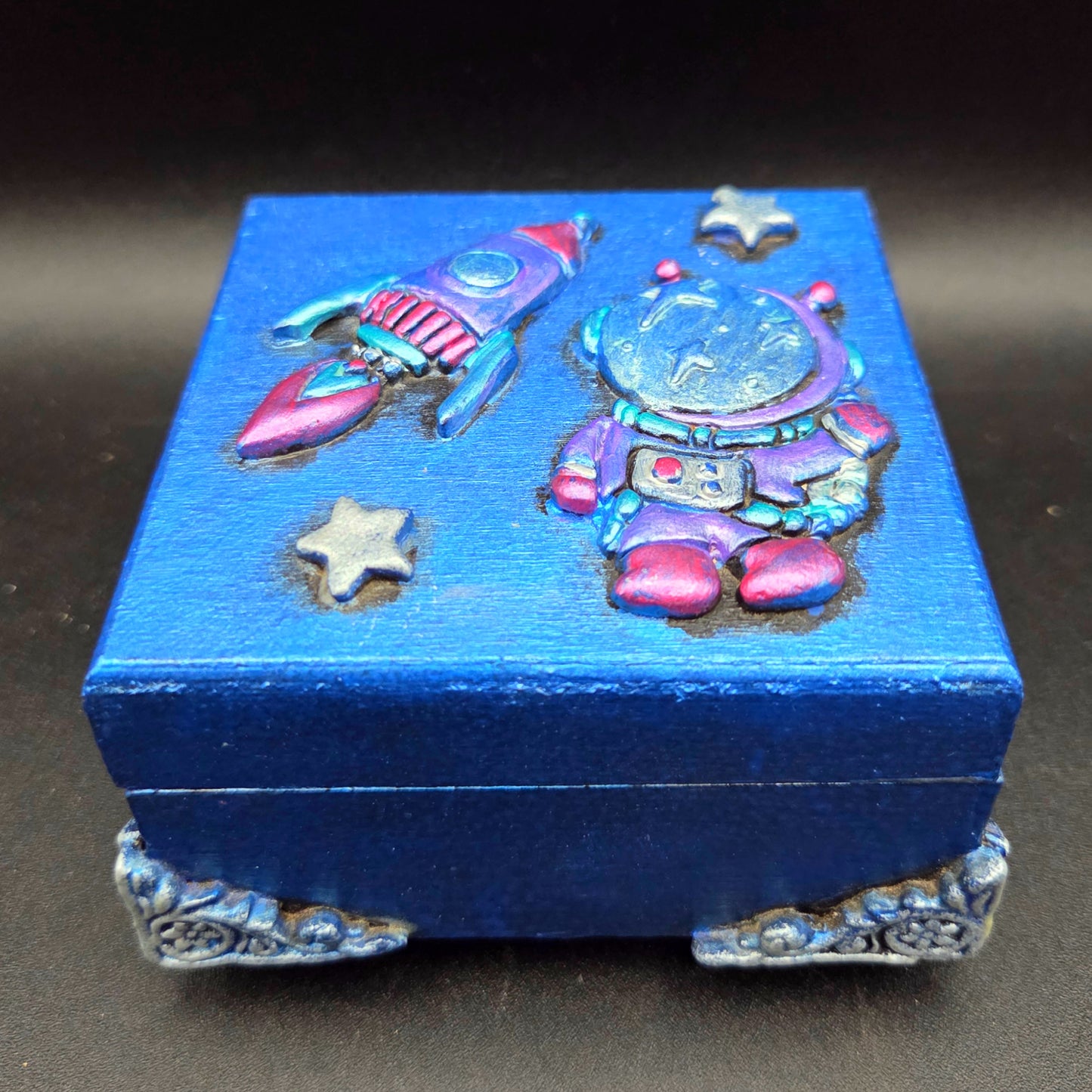 Small Space-Themed Trinket Box