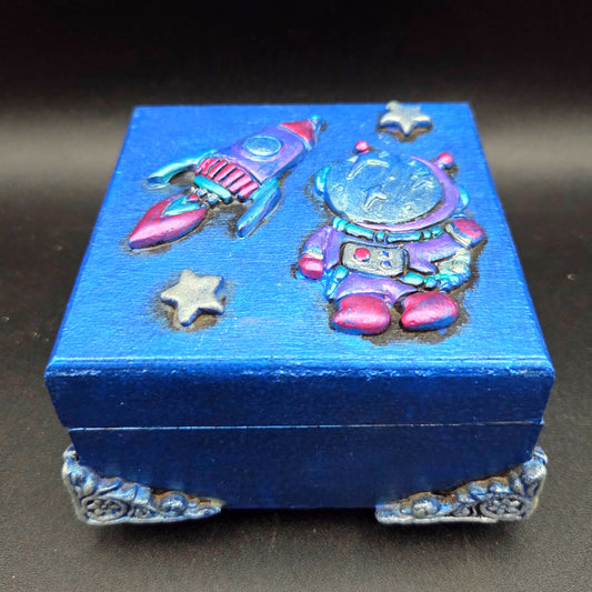 Small Space-Themed Trinket Box