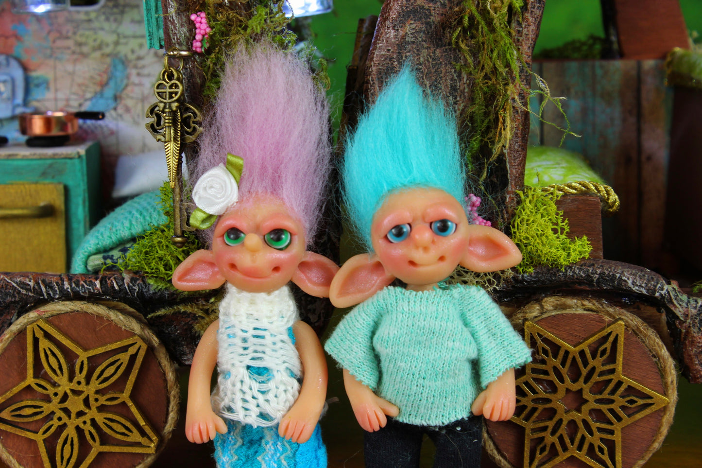 Custom Made Fairy, Elf, Monster or Mouse Dolls.  Made to Order Dollhouse Dolls for Your Fairy House.