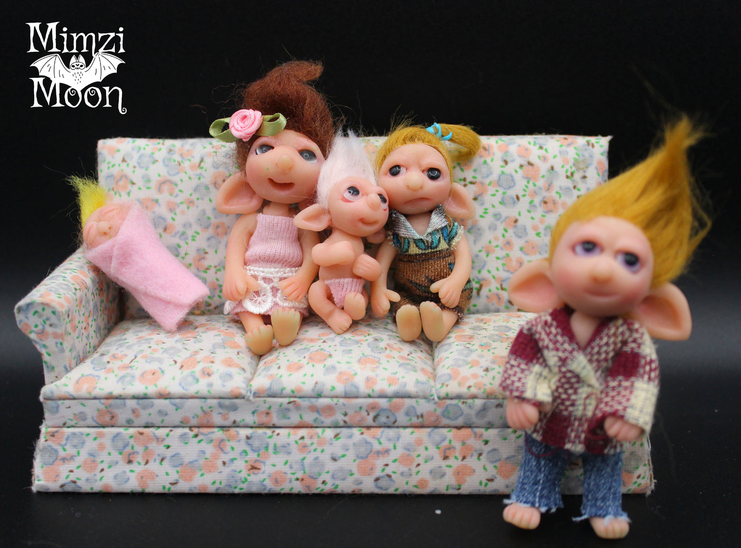 Handmade Elf and Fairy Dolls.  Elf Children and Babies.