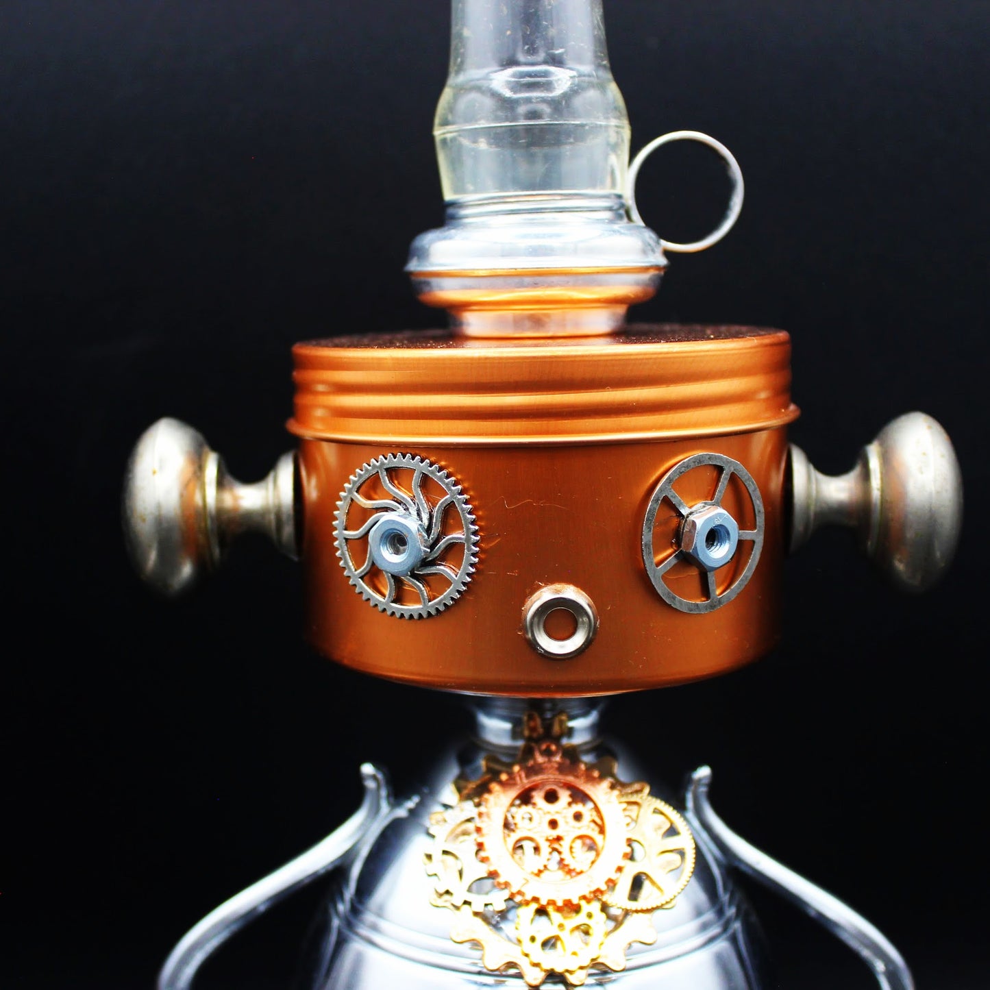 Lampwick the Junk Robot!  Cute Assemblage Art Android!