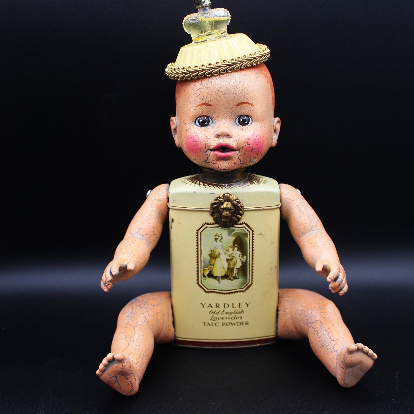 Altered Art Doll!  Mixed Media Doll Made from a Vintage Tin!