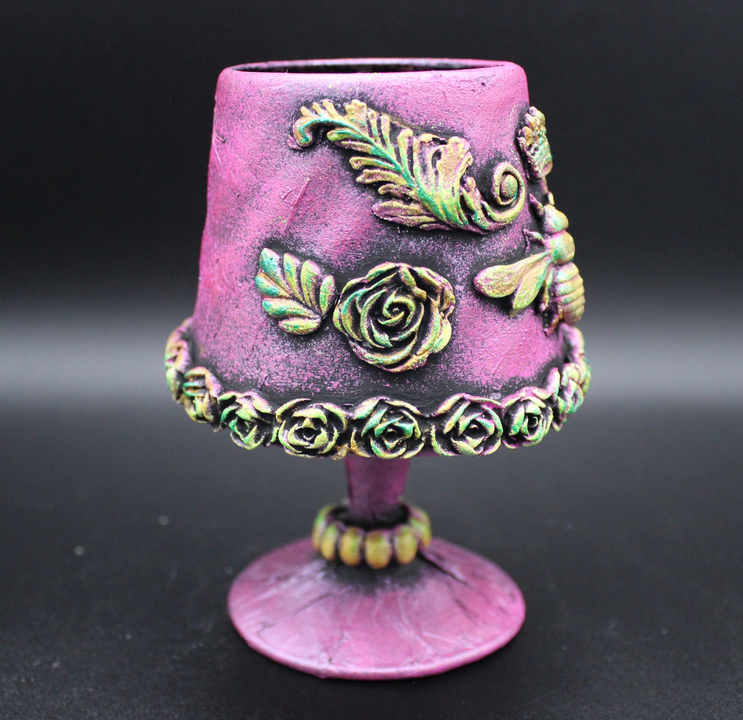 Super Cute Queen Bee Candleholder! Pink Candle Holder!