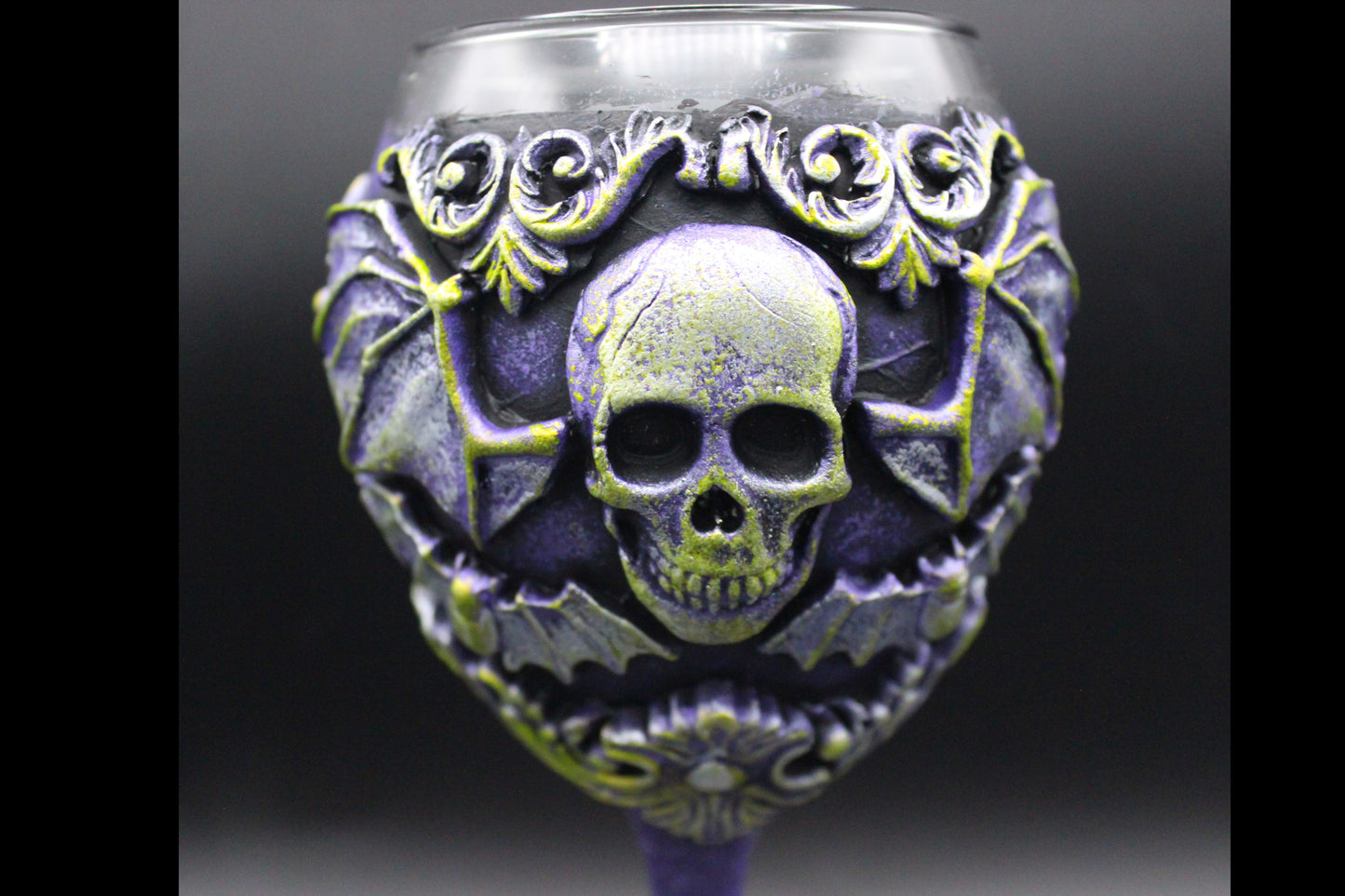 Gothic Skeleton and Bat Chalice!