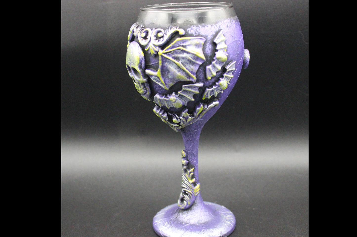 Gothic Skeleton and Bat Chalice!