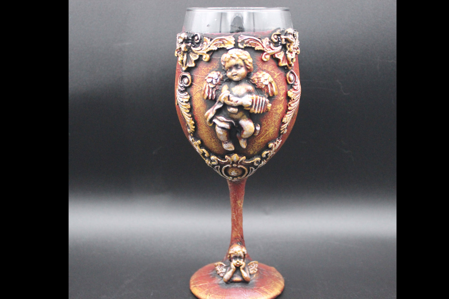 Beautiful Angel Chalice or Wine Glass!