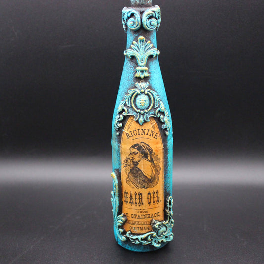 Vintage Inspired Toiletry Bottle. Antique Looking Apothecary Bottle!