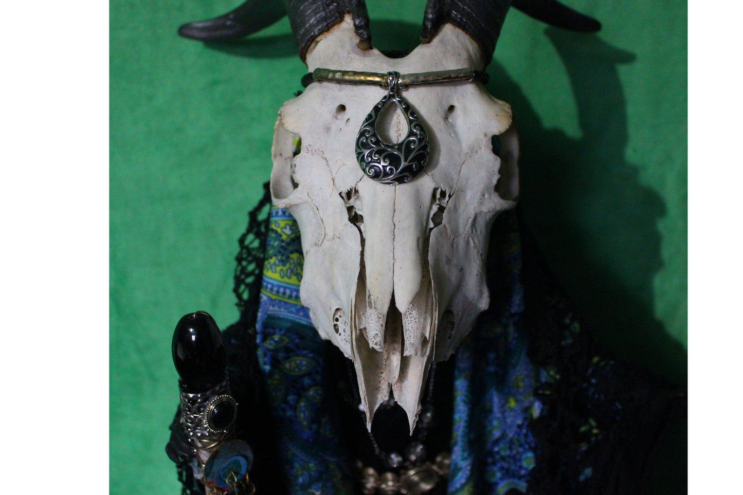 Goat Skull Witch Altered Doll!