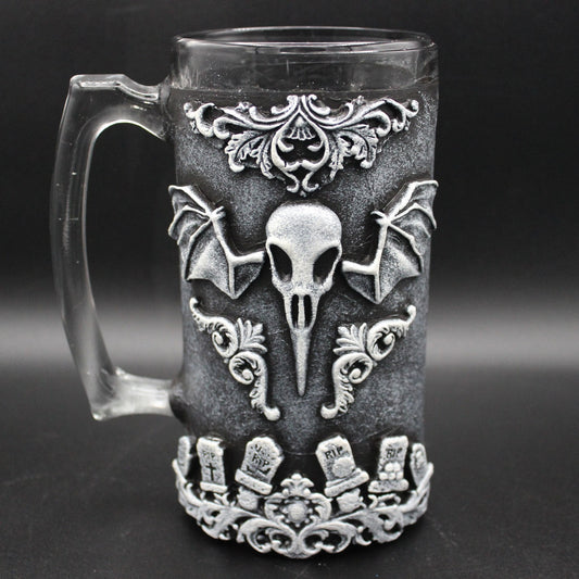 Gothic Crow and Tombstones Beer Mug!