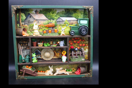 Garden or Farming Themed Shadow Box