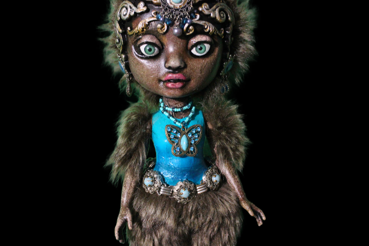 Amazing Large Forest Creature Altered Art Doll! Cervitaur, Centaur, Satyr, Faun, Pan, Deer Doll!