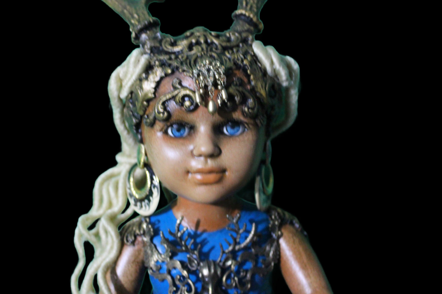 Half Deer and Half Human!  Beautiful Forest Creature Altered Art Doll!