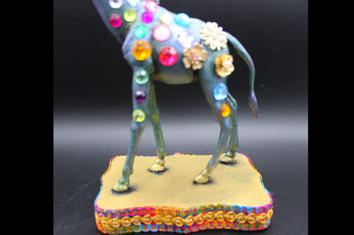 Wacky, Kitschy Giraffe Girl Altered Doll!