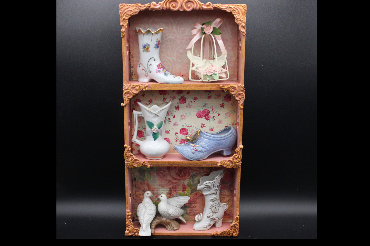 Pretty Shabby Chic Shadow Box!